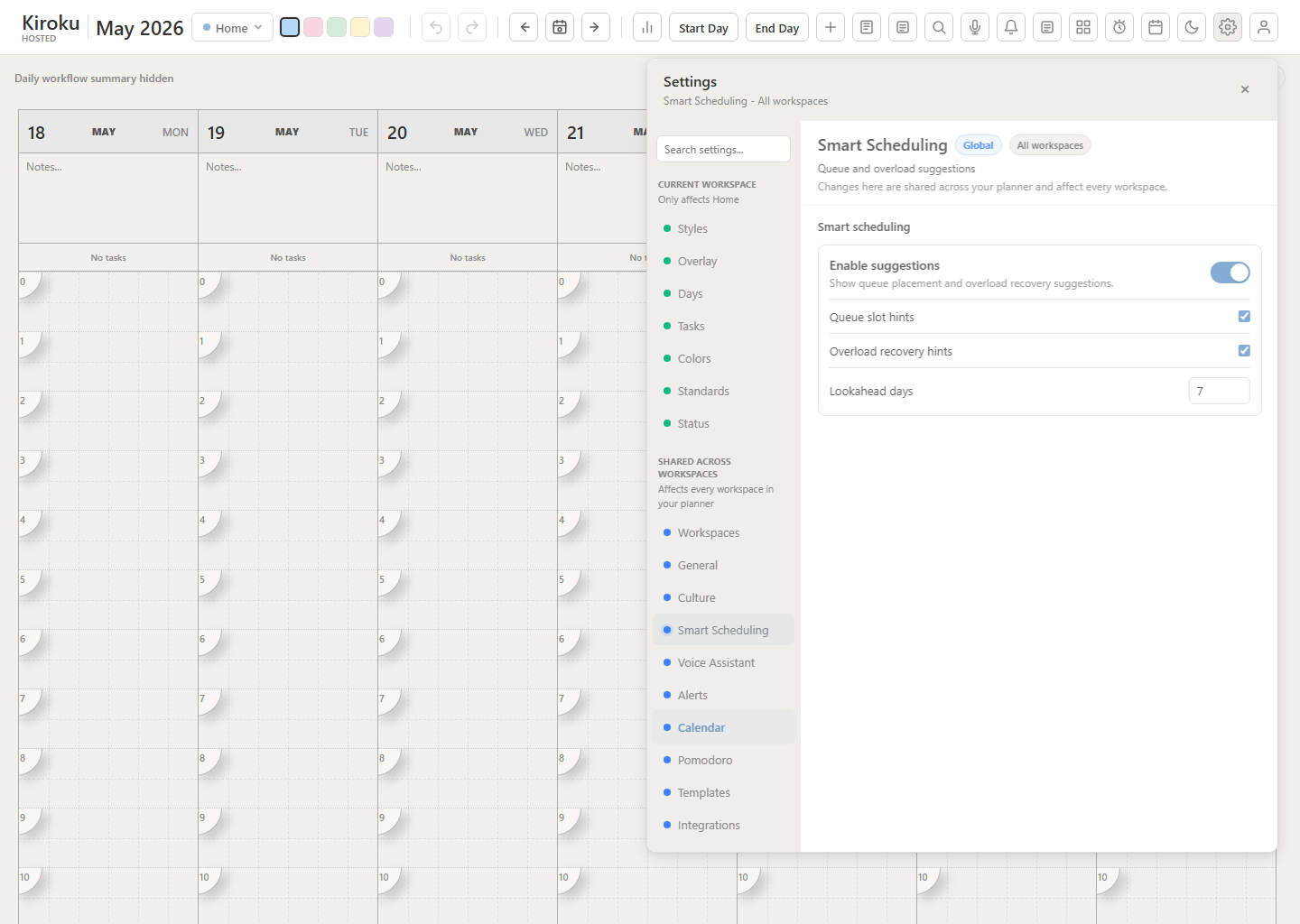 Smart Scheduling